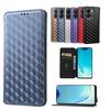 Флип-чехол из кожи для Vivo V25 5G/V25e 4G с 3D-текстурой и слотом для карт для X80 Lite