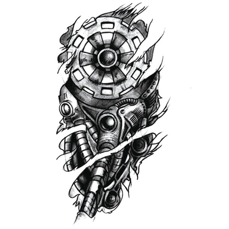 Наклейка на татуировку на руку с цветком, крылья ангела, череп, ветер, набор для переноса на воду, водонепроницаемая наклейка на татуировку