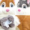 Electric Plush Squirrel Toy Interactive Jumping Movable Tail Squirrel Toy Toddlers Educational Baby Tummy Time Crawling Stuffed Animal Toy