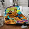 Warner (25) Personalized Text Blanket Cozy Customizable Blanket Durable Comfort Suitable for Picnics Livingroom Home Decor Bed Four Seasons Universal