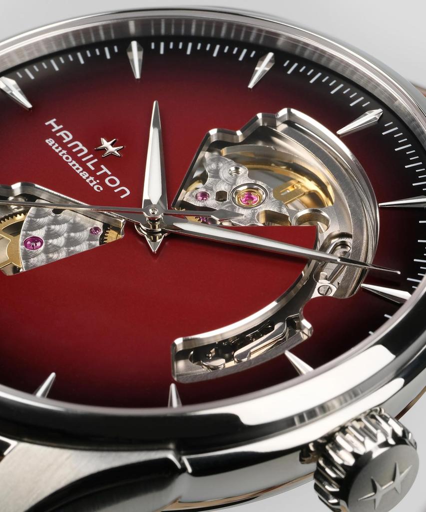 Hamilton Jazzmaster Skeleton Автоматические часы H32675570 Мужские с официальной гарантией (Официально импортировано)