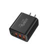 Прочный USB C зарядный блок 40 Вт, 4 порта, Type-C, быстрая зарядка, USB-адаптер для настенной зарядки