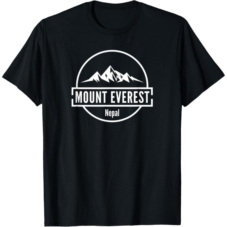 Mount Everest Nepal Mountain Minimalist T-Shirt