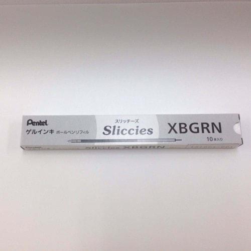 Pentel Ballpoint Pen Refill Slitches XBGRN5A Set of 10 Black