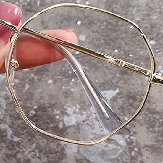 Очки с блокировкой синего света, унисекс, восьмиугольная оправа, прозрачный вид, прочный шарнир, защита глаз, прозрачные очки с синим светом, очки, очки