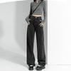 Trend Versatile 2025 Denim Wide-leg Women's Pants Spring and Autumn New Drape Loose and Tall and Thin Straight Pants Tide