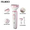 Electric Women's Shaver for Intimate Care - 3-in-1 Body Trimmer for Underarm Bikini Line Pubic Hair Removal - Rechargeable Cordless Personal