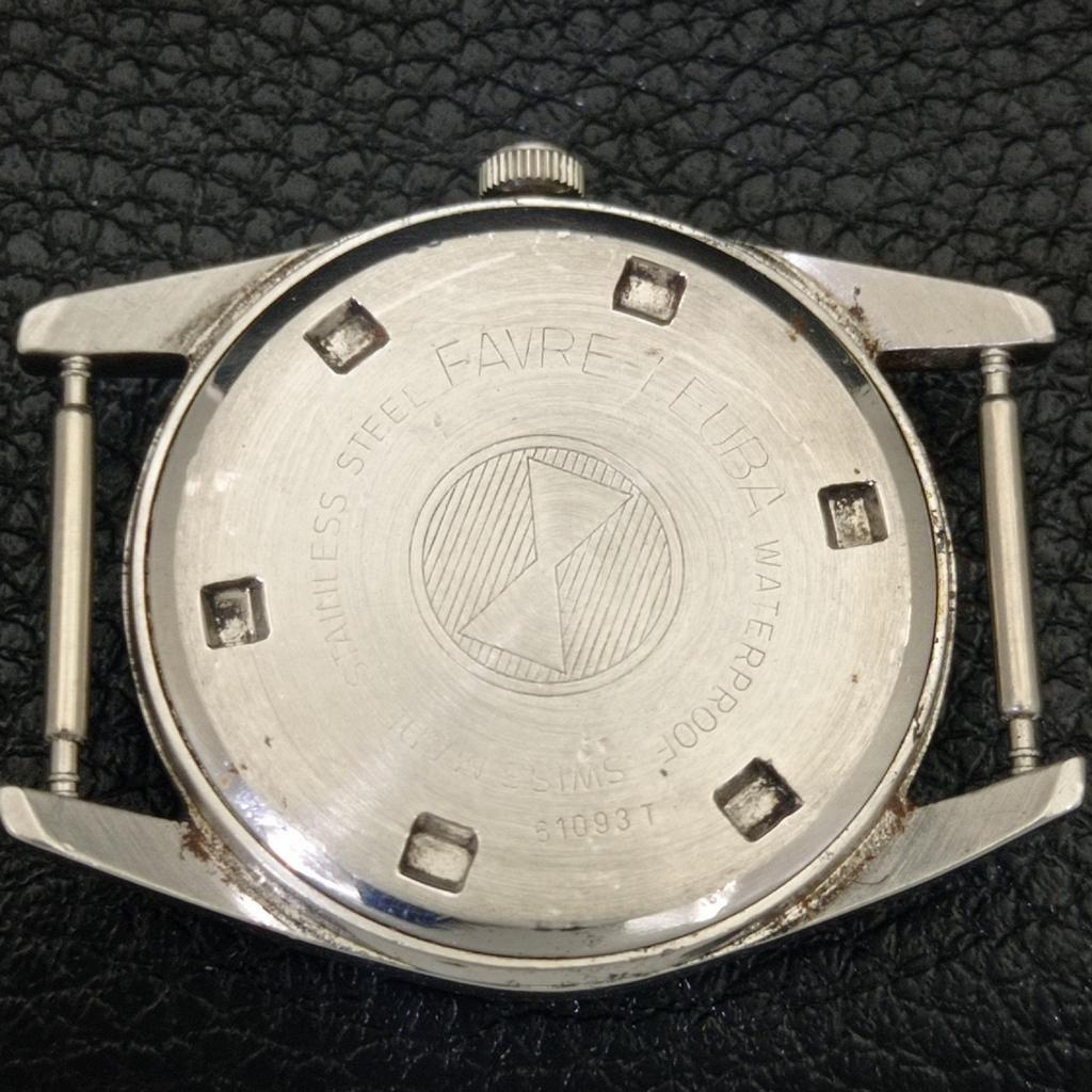 ШВЕЙЦАРСКИЕ ВИНТАЖНЫЕ МУЖСКИЕ ЧАСЫ С РУЧНЫМ ЗАВОДОМ FAVRE LEUBA 253 SEA KING СЕРЫЕ a703016-1 R212-a703016