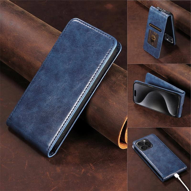Для Motorola Moto G84 5G Business Vertical Flip Case Retro, удобный для кожи, держатель для карт с полным покрытием, для Moto G84 5G, сумки для телефонов