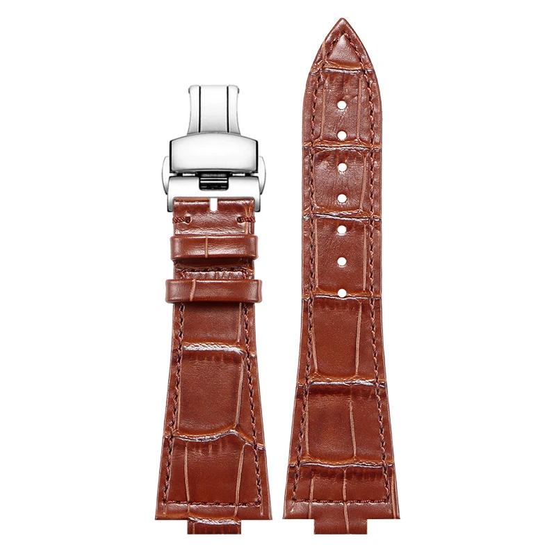 Оригинальный ремешок Tissot PRX Super Player из натуральной воловьей кожи T137407 Классический сменный ремешок 1853 для мужчин/женщин