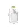 Double-sealed Transparent Large-opening Laundry Detergent Storage Tank with Measuring Cup