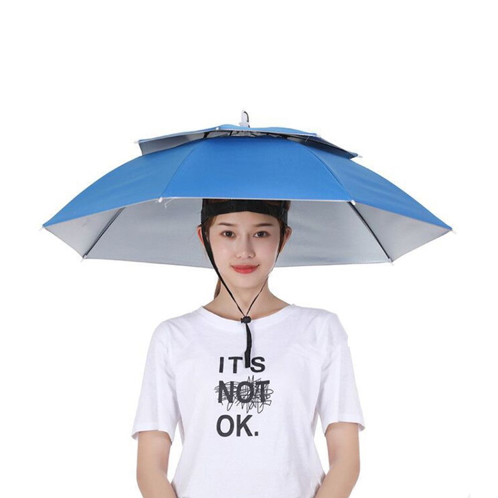 Шляпы Складные аксессуары Защита от ультрафиолета Рыболовная шапка Зонт Шляпа Зонт Шапки Рыбалка Зонт от солнца