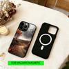 Атмосферный чехол для iPhone 17, 16, 15, 14, 13, 12, 11 Plus, Pro, Магнитный, Для Magsafe, Беспроводная зарядка