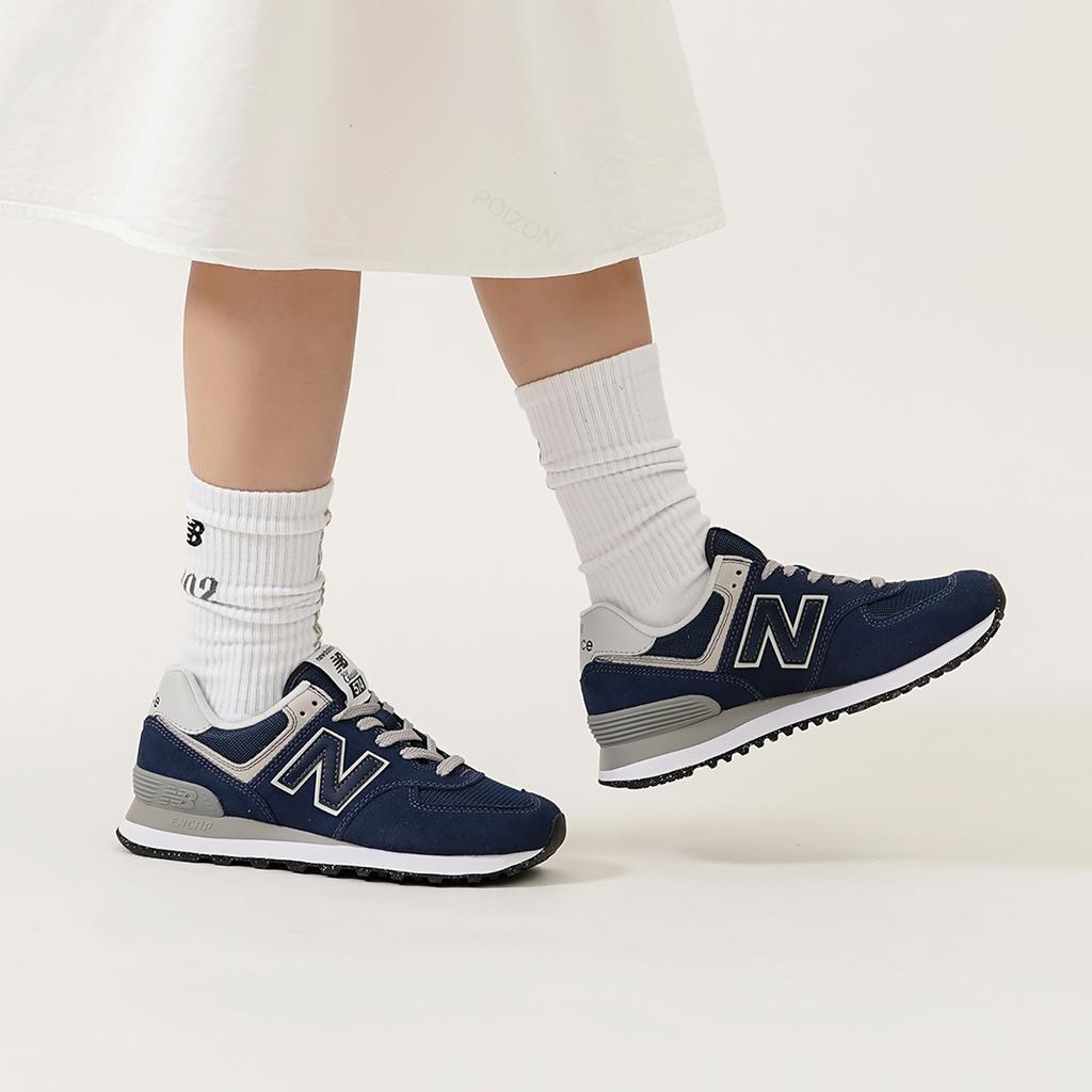 New Balance 574 Core Pack — темно-синие кроссовки унисекс сине-белые ML574EVN