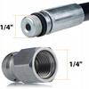 HydroClean DuoJet 15M - Wąż 1/4" 155bar do czyszczenia rur z dyszą standardową i obrotową oraz 2 złączkami M22 + 1/4" NPT | 529bar max | 60°C