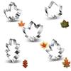 1pcs Tree Leaves Moldes Metal Stainless Steel Cookie Cutters Reposteria Patisserie Biscuit Pastry Shop Fondant Cake Decor Tools
