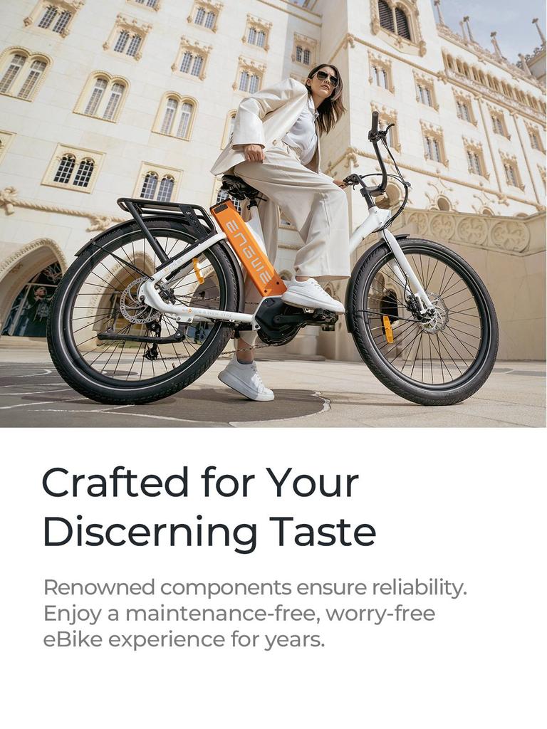 Electric Bicycle Adult ENGWE 27.5" 250W Motor 36V 19.2AH City Ebike Top Speed 25Km/h Load 120Kg 9 Speed P275 ST