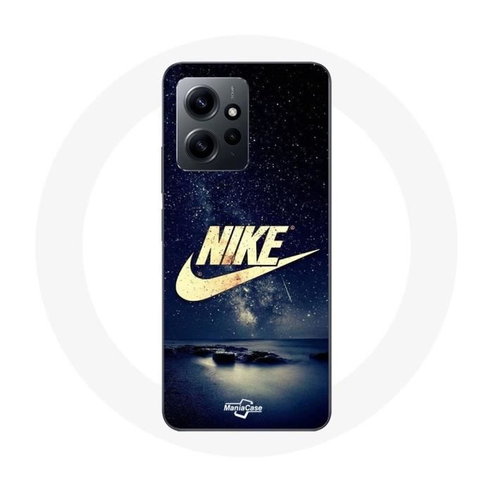 Coque - Nike - Xiaomi Redmi Note 12 4G - Logo Doré - Nuit Étoilée - Souple