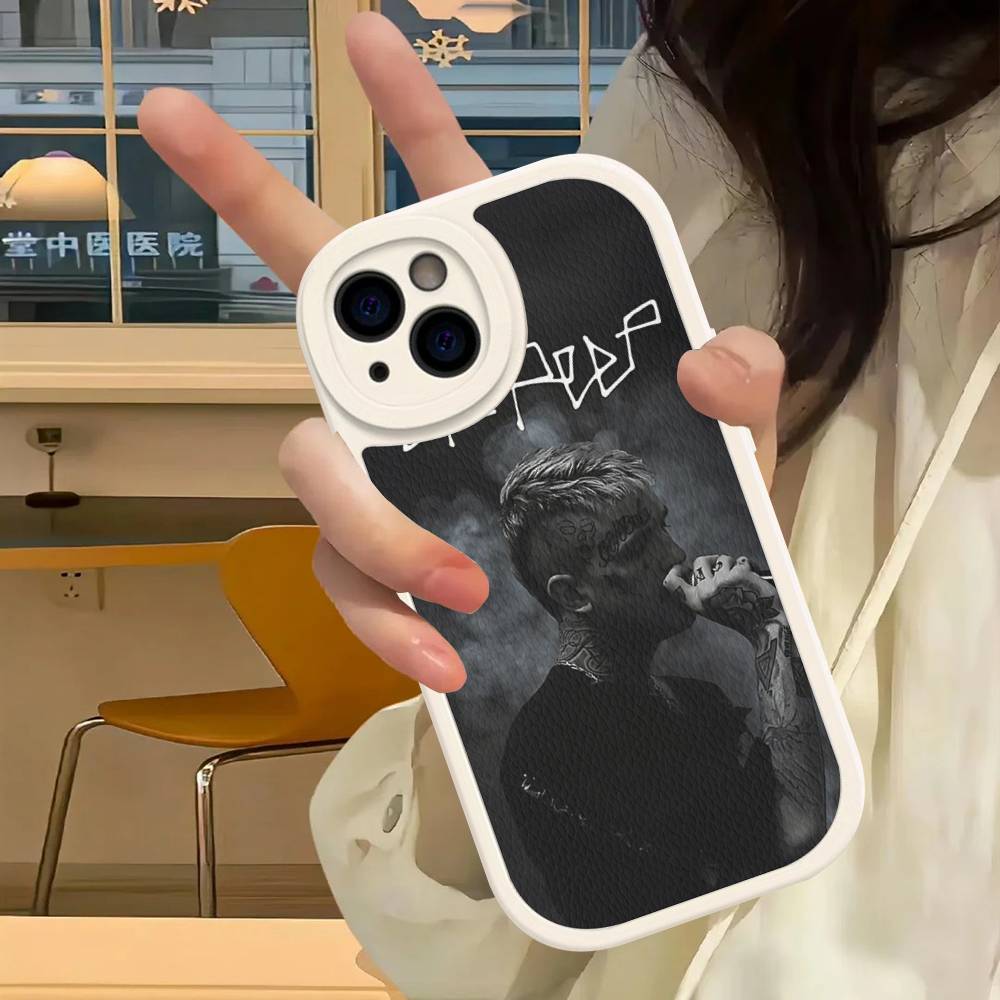 Чехол для телефона singer rapper L-Lil Peep для iPhone 16 15 14 13 12 11 Pro Max Plus Кожаный чехол