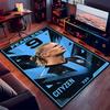1pc Haaland Print Area Rug - Soft,Washable Non-Slip Indoor Mat for Office Chairs,Living Room,Home Office Decorative Rug