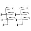 3/6x Motorcycle Helmet Rack Holder Wall Mounted Hook Display Rack Stand for Hat Jacket Hanger Helmet Rack Motorcycle Accessories
