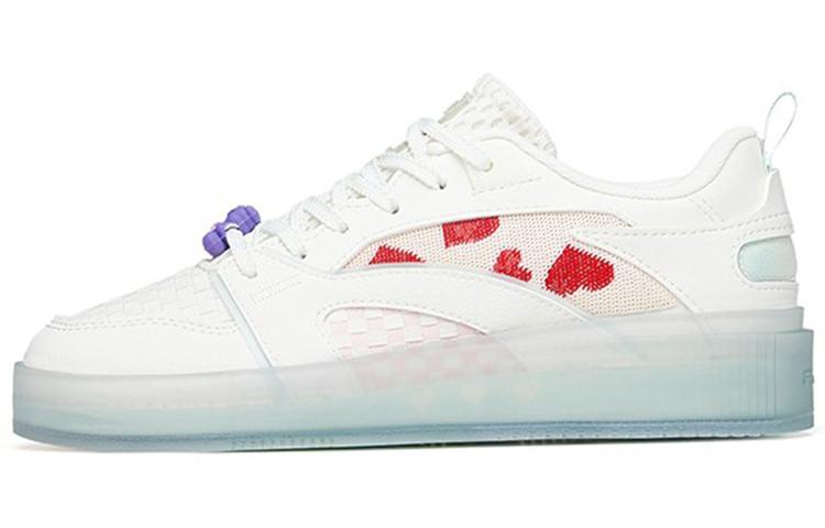 Women's Sneakers Anta Life Collection Low top Skateboard Shoes Women's White Red Blue