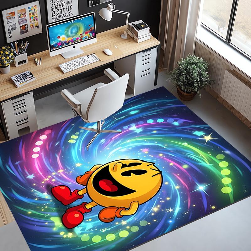 game MAN Pattern Rug, Indoor/Outdoor Mat, for Picnic, Gameroom, Bedroom, Office, Living Room, Home Decor Carpet, Birthday Gift