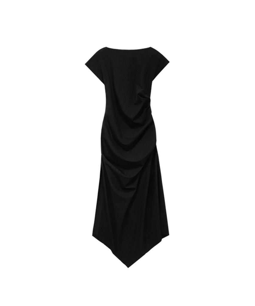 Meuameu Rayon Drape Dress