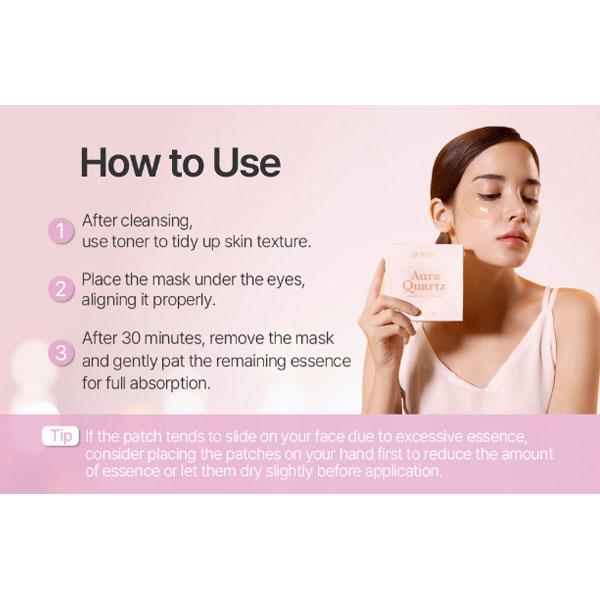 Petitfee Aura Quartz Hydrogel Eye Patch Pure Opal