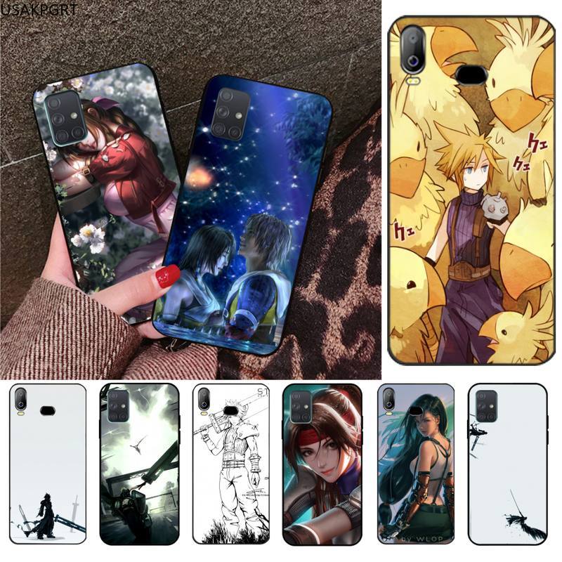 Чехол для телефона USAKPGRT Final Fantasy VII FF7 Anime для Samsung Galaxy A21S A01 A11 A31 A81 A10 A20E A30 A40 A50 A70 A80 A71 A51