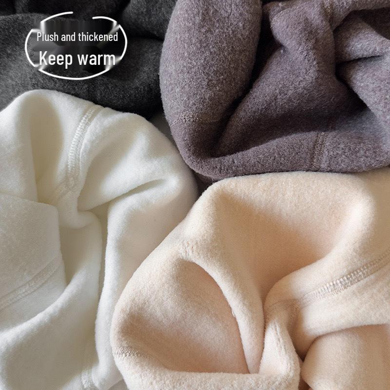 Модные женские гетры с подкладкой из флиса, вязаные косами, пэчворк - Теплые брюки из толстой шерсти ягненка с вертикальной полоской