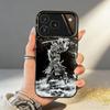Японские комиксы Вагабонд Самурай Чехол для телефона для iPhone17,16,15,14,13,12,11,Pro,MAX Белый Матовый Ударопрочный Чехол