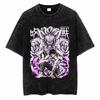 Jujutsu Kaisen Anime Clothing Okkotsu Yuta Graphic Print Tee Men Women Short Sleeve Tshirts Harajuku Male Washed Cotton T-shirt
