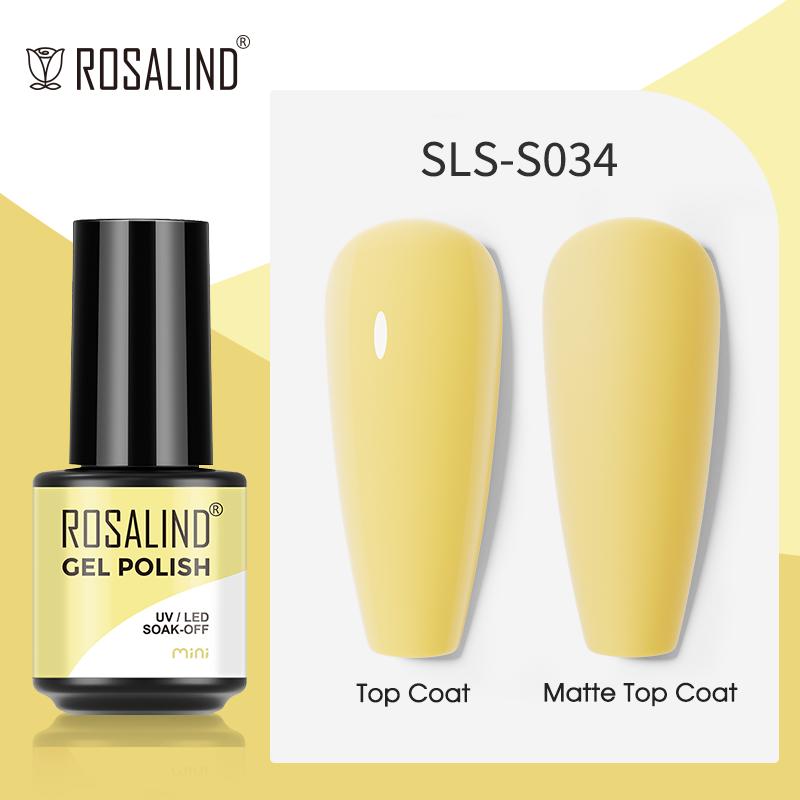 ROSALIND 80-цветный гель-лак для ногтей, полупостоянный, вымачиваемый УФ-гель для ногтей
