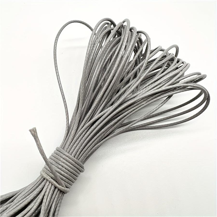 1 Pc PU Leather Waxed Cord, Non Elastic, 0.5mm 0.8mm 1mm 1.5mm 2mm, 5yd or 10yd, for Jewelry Bracelets Keychains and Beading