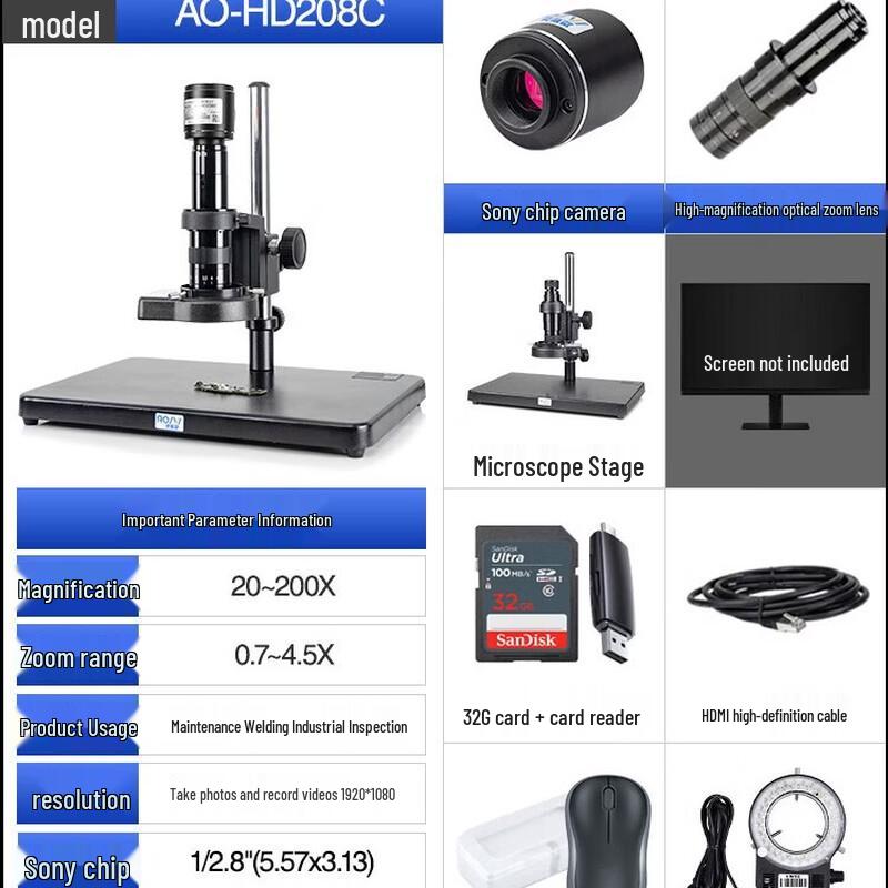 AOSVI AO-HD208C Digital Microscope