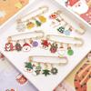 Buckle Bag Decoration Tightening Christmas Brooches Dress Shawl Clips Safety Pins Waistband Pin