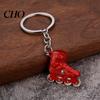 Keychain Gift Zinc Alloy Pendant, 3D Simulated Roller Skate Shape Multi-color Accessory Key Ring, Multiple Colors Practical Hanging Metal Plated