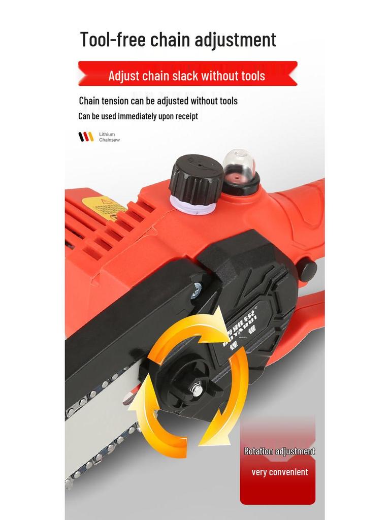 High-Power Lithium Electric Saw for Easy Pruning - Multi-Functional Tree Saw for Middle-Aged and Elderly Users