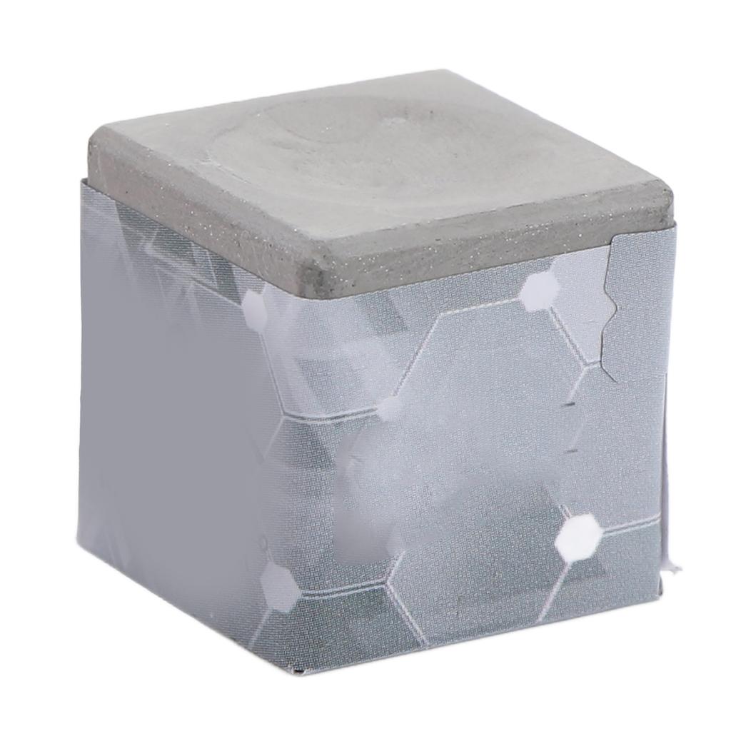 Мел для бильярдного кия профессиональный портативный безопасный мел для бильярдных палок для обучения игровому серому цвету