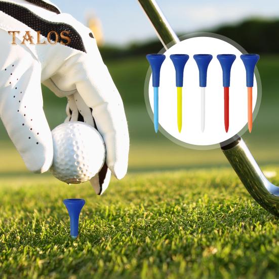 5 шт. футболок для гольфа, небьющиеся пластиковые футболки для гольфа оптом с широким мягким резиновым колпачком, уменьшающим трение, боковое вращение, аксессуары для гольфа для мужчин