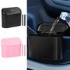 Black And  Car Trash Can With Lid  Car Trash Can With 15 Trash Bags Leak-proof Car Trash Can Multipurpose Organizer And Storage For Car Home