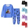Children's Fashion Suit Skirt Round Neck Long Sleeve Top Pants