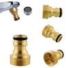 1pc Brass Male Quick Connector Adaptor Garden Water Hose Pipe Tap Spray Nozzle