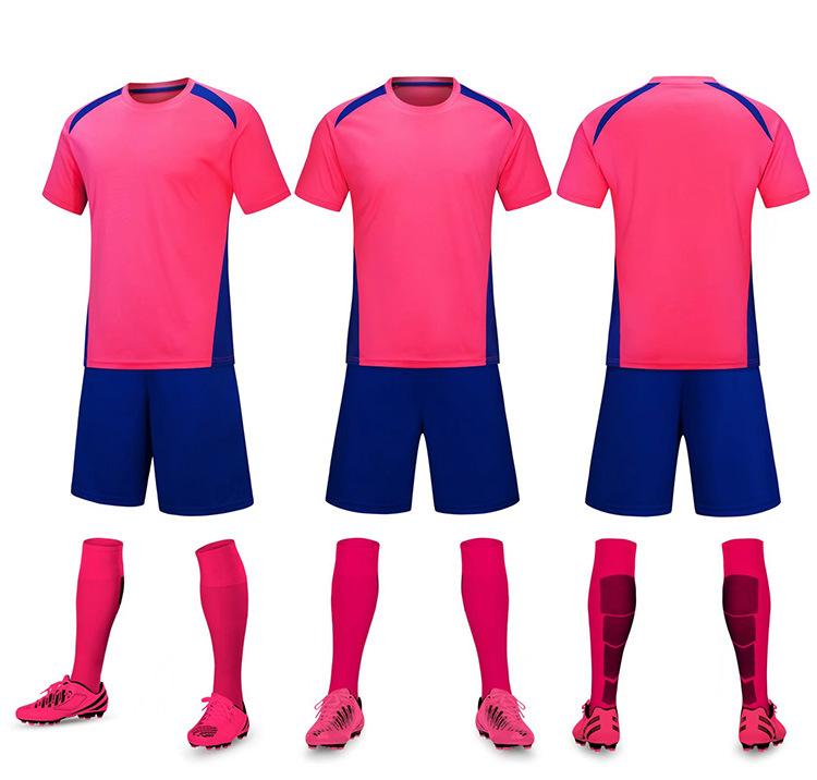 Football Jersey Set Men'S Clothes Children'S Summer Training Jersey Short-Sleeved Jersey Primary School Football Jersey