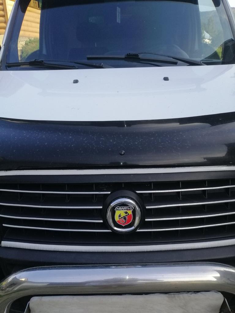 Значок (Abarth, самоклейка) 75 мм для Fiat Doblo I 2005-2010 гг