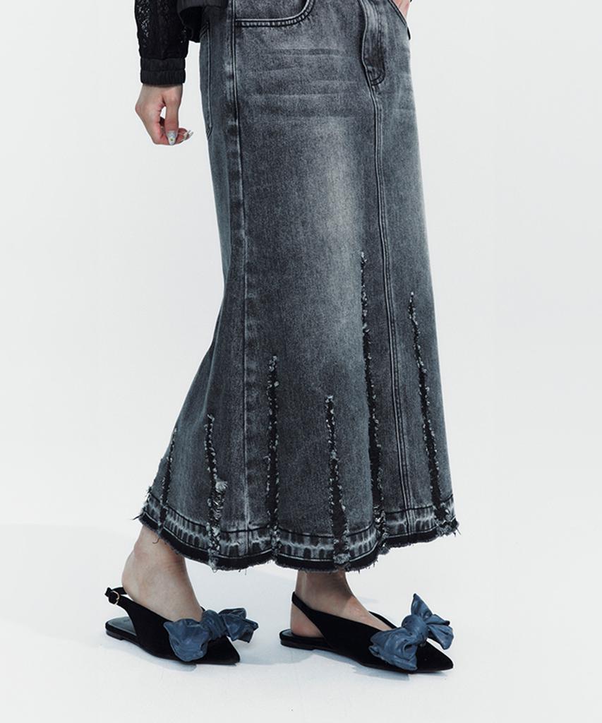 Pipeulobeudeowoldeu Джинсовая юбка Shadow Crack