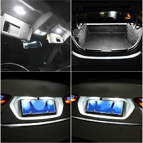 2X W5W 194 168 T10 6SMD 3030 Canbus LED Bulbs 12V For Car License Plate Light Interior Dome lights Reading Lamp 6000K White Red Dome Lights 6