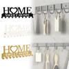Modern Iron Home Letter Key Towel Organizer With Screw Mount For Household Storage