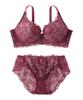 Inner Set Takamine Bra and Shorts Set Premium Garden Flower Side Wine (Slim Type) F80/L